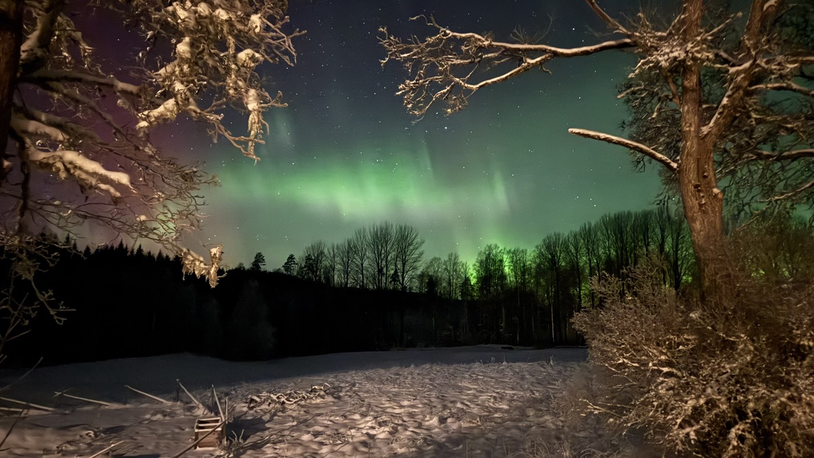 Nordljus över Långban